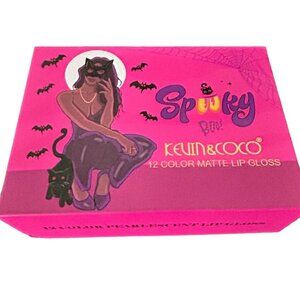 NIB, Kevin & Coco Spooky Boo 12 Color Matte Lip Gloss